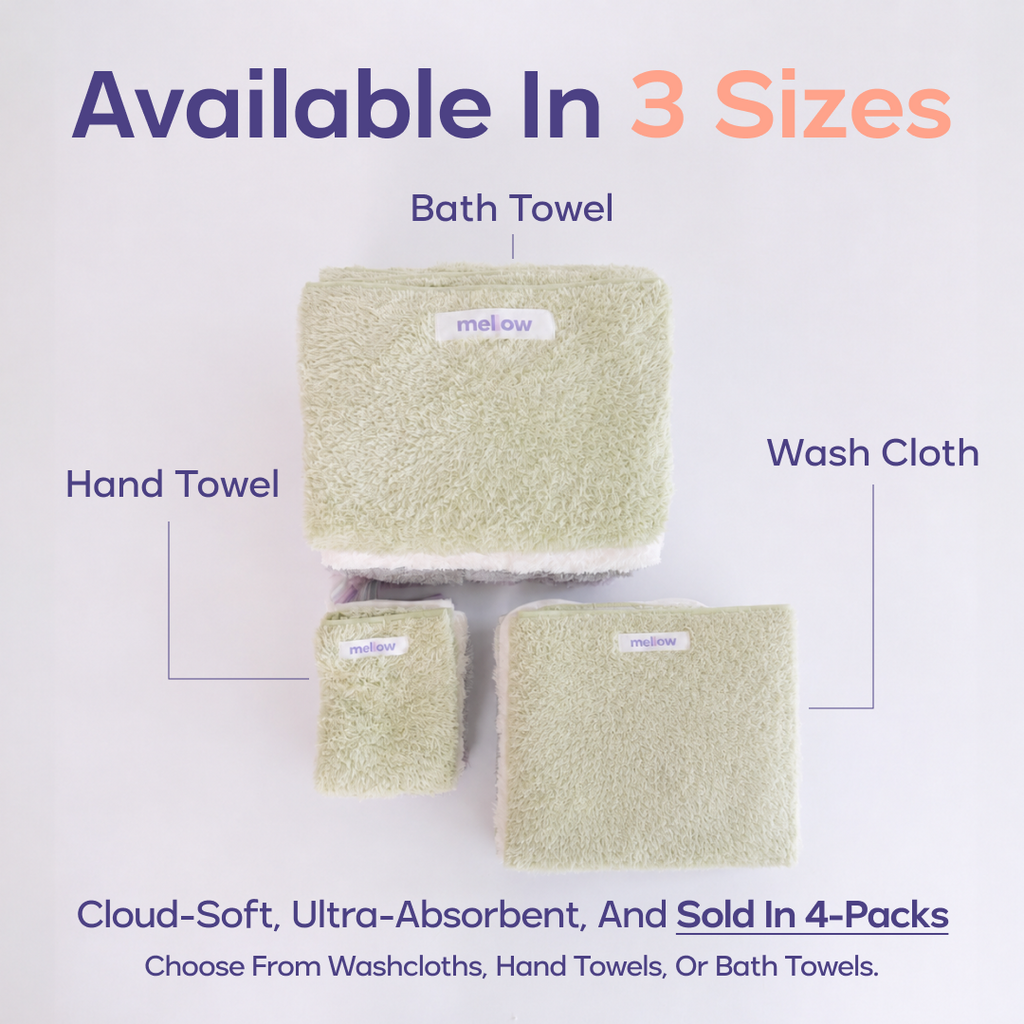 Cloud Plush Washcloths (4-Pack)