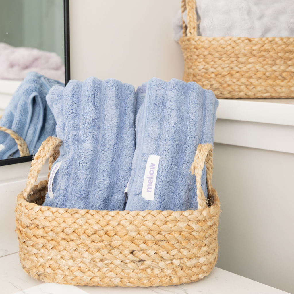 Ribbed Bath Towels (4-Pack)