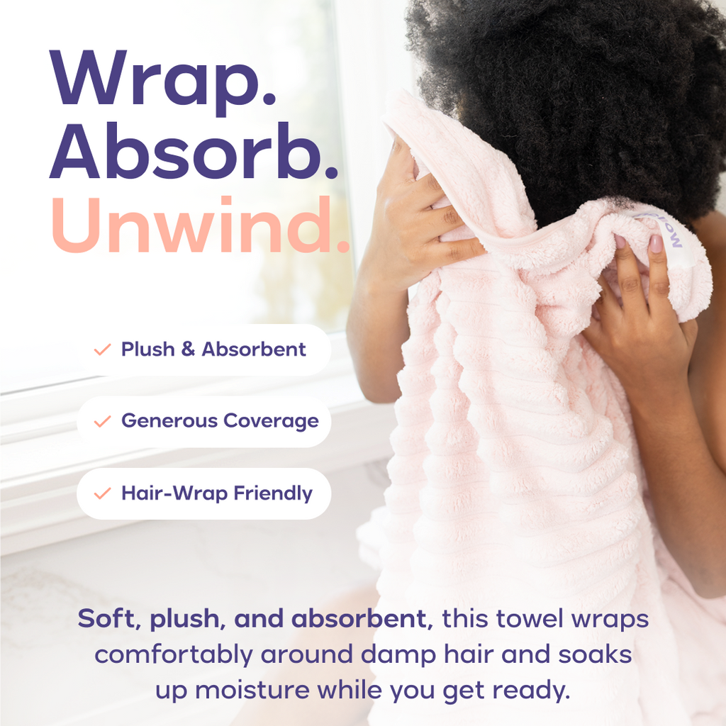 Ribbed Bath Towels (4-Pack)
