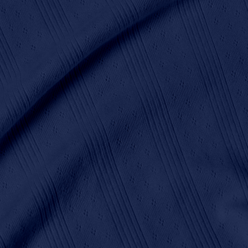 Pointelle Slouchy Tee with Lettuce Edge