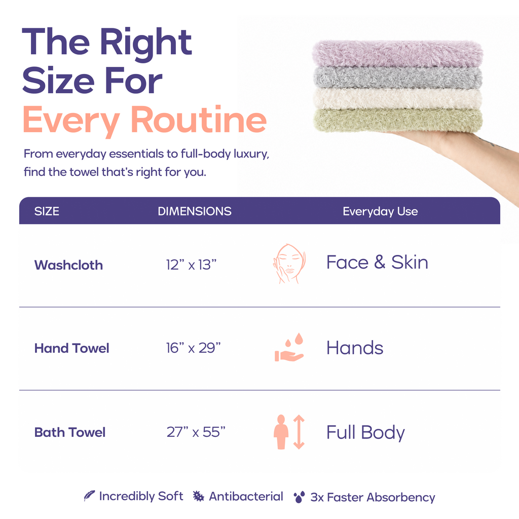 Cloud Plush Bath Towels (4-Pack)