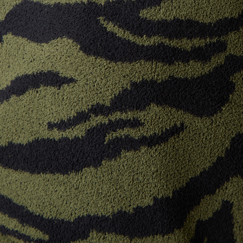 Zebra Marshmallow Crew Neck with Long Pant